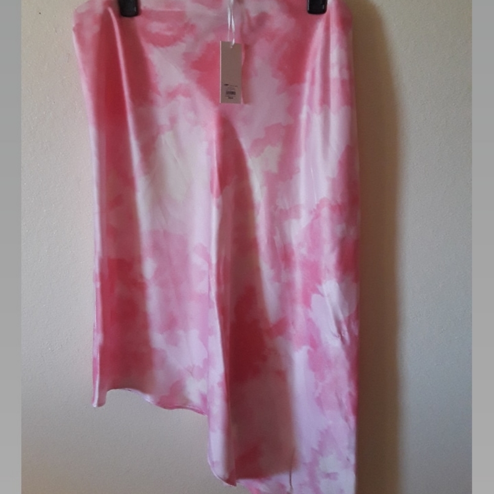 Candies Asymmetrical Mid Length Slip Skirt